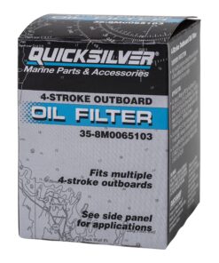 Quicksilver 8M0065103 Oil Filter for Mercury and Mariner 4-Stroke Outboards 25-115 Hp 6 A1Iz4TN9U4L