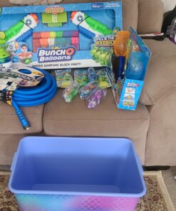 Bunch O Balloons Pink (3 Bunches) by ZURU, 100+ Rapid-Filling Self-Sealing Pink Colored Instant Water Balloons for Outdoor Family, Friends, Children Summer Fun (3 Bunches, 100 Balloons) 19 A1JHUtYdr L