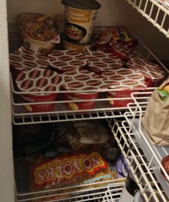 Household Essentials Glidez Powder-Coated Steel Pull-Out/Slide-Out Storage Organizer with Plastic Liner for Under Cabinet or Wire Shelf Use - 1-Tier Design - Fits Standard Size Cabinet or Shelf, White 15" 54 A1JUxeqnaYL