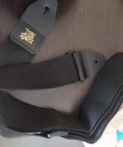 Ernie Ball Polypro Guitar Strap, Black (P04037) Standard 33 A1JYofGRGNL