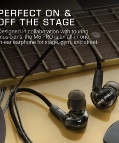 MEE audio Universal-Fit Noise-Isolating Musician's in-Ear Monitors with Detachable Cables (Smoke) (Model: M6PRO 1st Generation) (Discontinued) Black (Smoke) 14 A1JsVTtcOxL