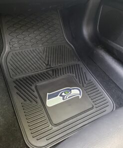 Fanmats 8904 NFL Seattle Seahawks Vinyl Heavy Duty Car Mats , 18"x27" Front 12 A1K3 nmygLL