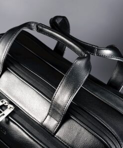 Samsonite Leather Expandable Briefcase 17 inch Black 22 A1KjaFFRtHL