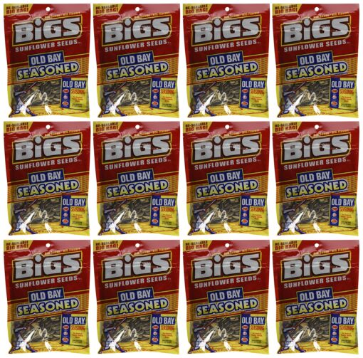 Bigs Old Bay Catch of the Day Seasoned Sunflower Seeds, 5.35 Ounce -- 12 per case