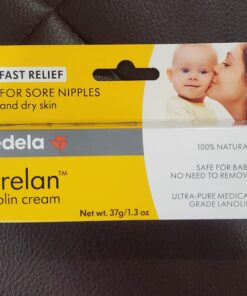 Medela Purelan Lanolin Nipple Cream for Breastfeeding, 100% All Natural Single Ingredient, Hypoallergenic, Soothing Protection, Safe for Nursing Mom and Baby, 1.3 Ounce Tube 21 A1L6xy133cL