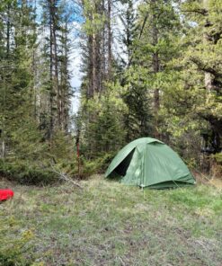 Clostnature Lightweight Backpacking Tent - 3 Season Ultralight Waterproof Camping Tent, Large Size Easy Setup Tent for Family, Outdoor, Hiking and Mountaineering Green 2 Person 42 A1LRJoFAU1L