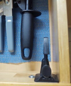 Child Locks for Cabinets and Drawers - 12 Pack - No Drill Baby Proofing Cabinets, Make Baby Safety Easy with Baby Cabinet Locks, These Cabinet Child Locks Secure Drawers, Cupboards, Cabinet in Seconds 12 Count (Pack of 1) 55 A1LajIzMhzL