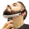 Aberlite FlexShaper - Beard Shaper Neckline Guide - Hands-Free & Flexible, The Ultimate Shaping Template, Trimmer, Lineup Stencil Kit beard liner tool outliner (White) White 43 A1LpZPqwk5L
