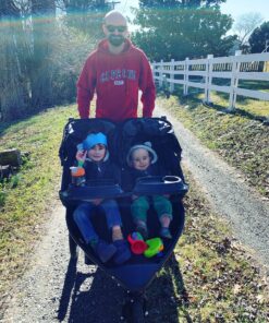 BOB Gear Revolution Flex 3.0 Duallie Double Jogging Stroller, Graphite Black 48 A1M0Si2O3zL