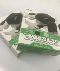 Nyko Xbox One Power Kit Plus - Rechargeable Battery Kit with 2 Batteries, Black & White Covers, 8-foot Micro-USB Charge Cable - Ultimate Xbox Accessories - Power, Cable, & Replacement Battery Doors Power Kit Plus Xbox One 18 A1MetmX yrL