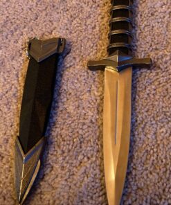 Snake Eye Tactical 11.5" Dark Assassin Medieval Dagger Short Sword Blade with Sheath LARP Cosplay 7 A1NUCU97HeL