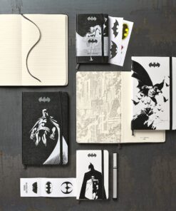 Moleskine Limited Edition Batman Notebook, Hard Cover, Large (5" x 8.25") Ruled/Lined, White, 240 Pages White, Ruled 23 A1O6MZICSWL