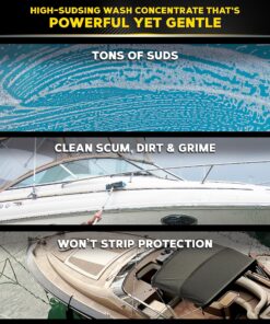 Meguiar's M4364 Marine/RV Boat Wash – 64 Oz Container 64 Ounce 12 A1OBcF6aRHL