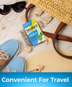 Senokot-S Dual Action 60 Tablets, Natural Vegetable Laxative Ingredient Plus Stool Softener Tablets, Gentle Dependable Overnight Relief Of Occasional Constipation White 60 Count (Pack of 1) 16 A1OIkAcwVL