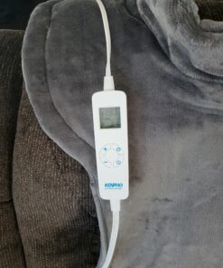 RENPHO Weighted Heating Pad for Back Pain Relief, FSA HSA Eligible, Electric Heat Pads for Neck and Shoulders, Fast-Heating, Auto Shut Off, Christmas Gifts for Women Men Mom Dad, ETL Certified, Gray A-gray-24"x33'' 49 A1OiacZMU8L