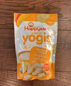 Happy Baby Organics Yogis Freeze-Dried Yogurt & Fruit Snacks, Variety Pack, 1 Ounce (Pack of 6) 1 Ounce (Pack of 6) 22 A1Ov8QR9NFL