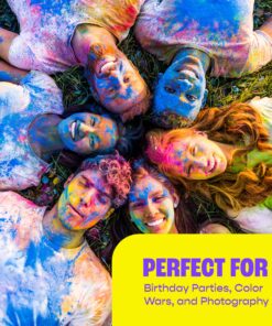 Chameleon Colors Color Powder 70 Gram Individual Packets, 10 Pack Plus Bonus White, Perfect for 3-5 People, Red, Yellow, Blue, Orange, Purple, Pink, Navy, Magenta, Aquamarine, and Green Powder 2.46 Ounce (Pack of 10) 32 A1PY5yVjZqL