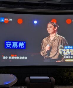 Elite Screens Yard Master 2, 135-INCH Outdoor Projector Screen with Stand 16:9, 8K 4K Ultra HD Fast Fold Portable Movie Screen Foldable Easy Snap On Cinema Theater, OMS135H2 16:9 Aspect Ratio Front Projection 49 A1Q1YP8fkL