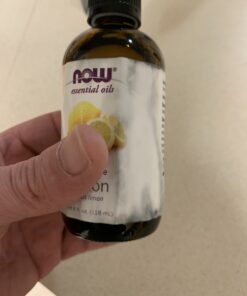 NOW Foods Lemon Oil, 4 Fluid Ounce + 1 Glass Dropper 21 A1Q2HOUDQQL