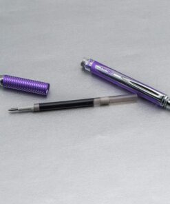 Pentel EnerGel Alloy RT Premium Liquid Gel Pen, 0.7mm Violet Barrel, Violet Ink, 1-Pack Carded (BL407VBPV) Violet/Violet Ink 1 Count (Pack of 1) 19 A1QOnWWbxeL