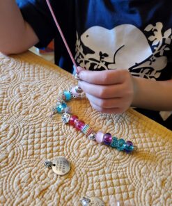 klmars Charm Bracelet Making Kit,Jewelry Making Supplies Beads,Unicorn/Mermaid Crafts Gifts Set for Girls Teens Age 5-12 43 A1QW6dTNJpL