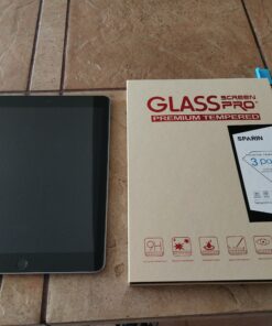 SPARIN 3 Pack Glass Screen Protector Compatible with iPad 6th 5th Generation 9.7 inch/iPad Air 2, Tempered Glass, Alignment Frame 52 A1QiRNY53tL