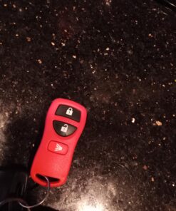 KeylessOption Keyless Entry Remote Control Car Key Fob Replacement for KBRASTU15, CWTWB1U733-Red Red 22 A1Qo7iX zXL