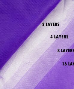 Craft And Party, Purple Fabric Tulle Roll 54 Inch by 40 Yards (120 ft) Fabric Tulle Bolt for DIY Tutu Skirt, Wedding and Decoration (Purple) 54" x 40 yards 12 A1QrfUjOFQL