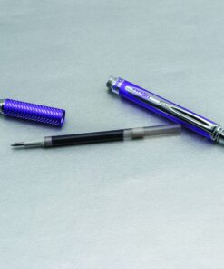 Pentel EnerGel Alloy RT Premium Liquid Gel Pen, 0.7mm Violet Barrel, Violet Ink, 1-Pack Carded (BL407VBPV) Violet/Violet Ink 1 Count (Pack of 1) 16 A1Qu1Ia5jS