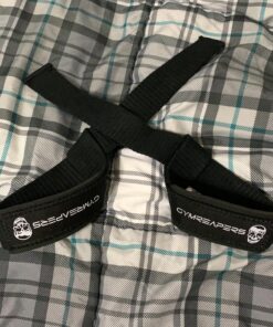 Gymreapers Lifting Wrist Straps for Weightlifting, Bodybuilding, Powerlifting, Strength Training, & Deadlifts - Padded Neoprene with 18 inch Cotton Black 35 A1RPQSoGL L