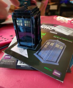 Fascinations Metal Earth Doctor Who Tardis 3D Laser Cut Model - Blue 34 A1S 3ETMHYL