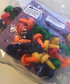 Fun Express Stack It Peg Game with Board - Toddler Activity - Occupational Therapy for Autism - 1 Board and 30 Pegs 11 A1SBo16zF7L