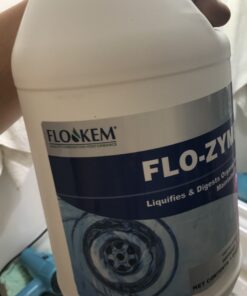 Flo-Kem 5195 Flo-Zyme Commercial Bio-Enzyme Drain Opener/Deoderizer with Pleasant Scent, 1 Gallon Bottle, Milky White 8 A1SQ6KP6BBL