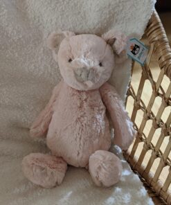 Alternative view of Jellycat Bashful Pig Stuffed Animal, Medium, 12 inches Medium - 12"