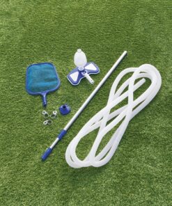 Bestway 58234 Above Ground Pool Cleaning & Maintenance Accessories Set Kit for Filter Pumps with a 530 GPH Flow Rate - Blue 1 pack 15 A1TFD1EcR7L
