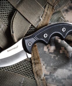 Sheffield 12152 Bolo 2.15 Inch Drop Point Fixed Blade Knife, Lightweight Neck Knife, Fixed Blade Knife Tactical, Fixed Blade Knife EDC 24 A1TJIzv5JEL