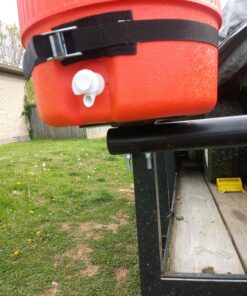 Buyers Products Steel Water Beverage Cooler Truck, Cart, UTV, Mower or Landscape Trailer Mount Rack Holder, LT25, 25 Gallon, Black 31 A1U5MOH4eL