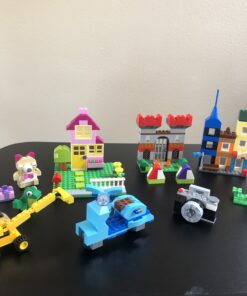 LEGO Classic Large Creative Brick Box 10698 Building Toy Set for Back to School, Toy Storage Solution for Classrooms, Interactive Building Toy for Kids, Boys, and Girls Standard 51 A1UeqWxvRJL