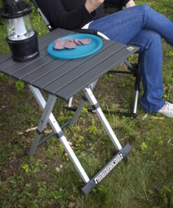 GCI Outdoor Compact Camp Table 20 Outdoor Folding Table, Black Chrome 20 In 18 A1Um7EUhryL