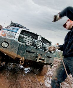 WARN 47801 M15000 Series Electric 12V Heavyweight Winch with Steel Cable Wire Rope: 7/16" Diameter x 90' Length, 7.5 Ton (15,000 lb) Pulling Capacity 6 A1V62fgm5yL