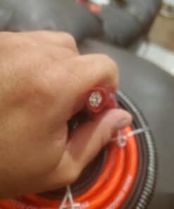 InstallGear 4 Gauge Amp Kit - Amp Kit with Amplifier Installation Wiring True Spec and Soft Touch Wire - 4 Gauge Wire - Amp Wiring Kit 4 Gauge - Sub Wiring Kit - Amp Wire Kit Red 33 A1V8mzn1pfL