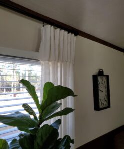 Set of 14 Decorative Drapery Curtain Clip Rings, 2" Interior Diameter, Black Premium Iron Metal Material 22 A1VGnk96HQL