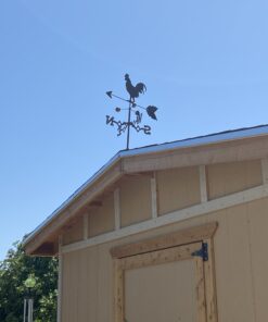SWEN Products Rooster Chicken Weathervane (Roof Mount Included) Roof Mount 28 A1VMCvNlfcL