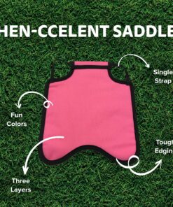 Hen Saver Hen Apron/Saddle, Single Strap, Small/Medium, Awareness Pink Medium 15 A1VNz7VARjL