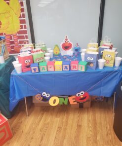 Sesame Street Elmo Turns One Table Decorating Kit, 1 Pack 8 A1VWK eKUPL