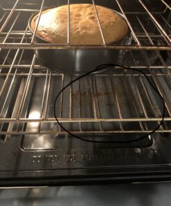 MASSUGAR Springform Cake Pan Set of 3 - Nonstick Leakproof Round Cheesecake Pan with Removable Bottom, Circle 3 Tiered 4" 7" 9 inch Spring form Pans for Baking with 50 Pcs Parchment Paper Liners Black 4-7-9 Inches 30 A1VfVCDTsNL