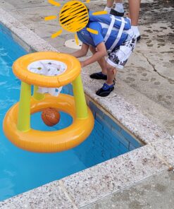 Intex - Floating Hoops 3, Incl Inflatable Pool Hoop and Basketball 13 A1VmRlFHzL