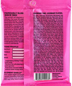 Ernie Ball 2223 Nickel Super Slinky Pink Electric Guitar Strings 3 Pack Super 9-42 22 A1VrjTg bmL