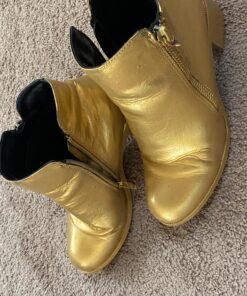 Angelus Acrylic Leather Paint-4oz.-Gold 4 Fl Oz (Pack of 1) Metallic Gold 19 A1X 4fAYeL