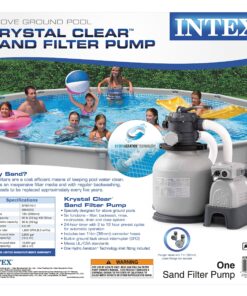 Alternative view of Intex Krystal Clear Sand Filter Pump for Above Ground Pools, 12-inch, 110-120V with GFCI 12 in Pump only